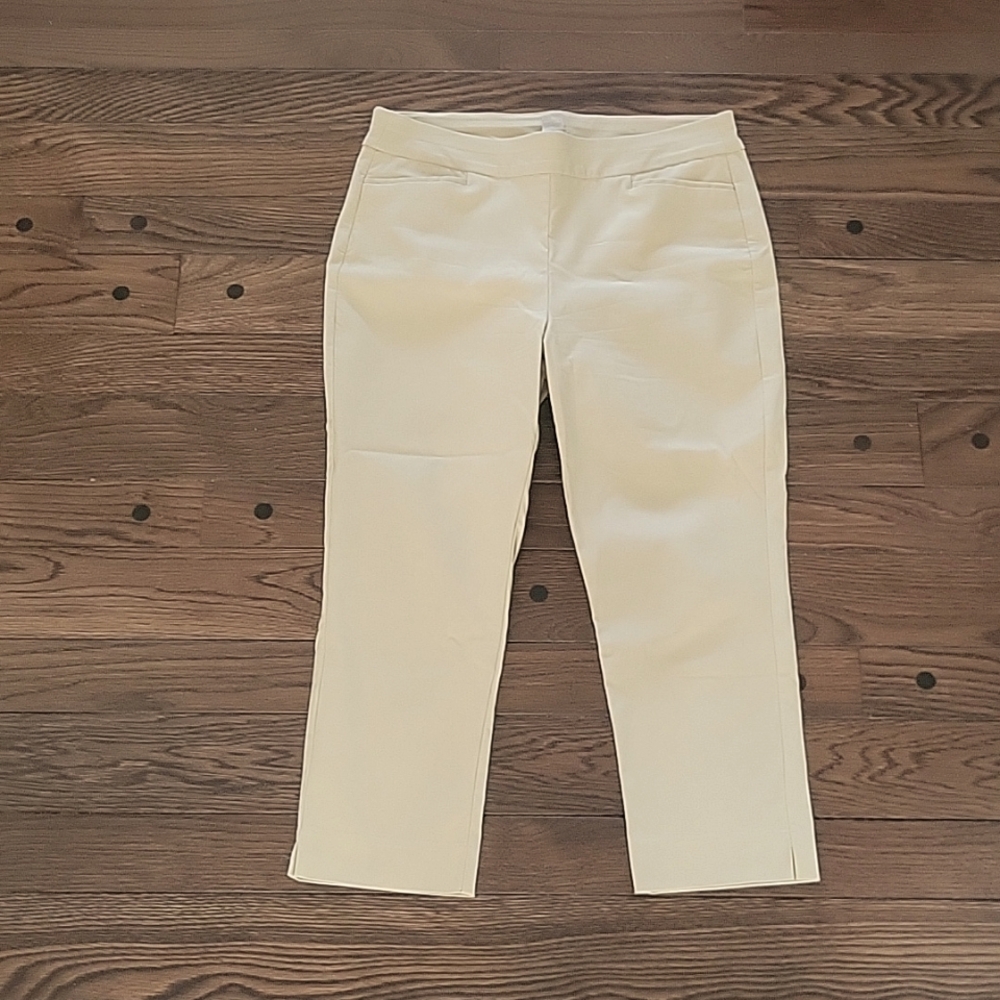 Chicos khaki crop pant